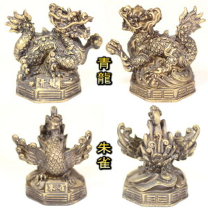 四神獣の置物：青龍＆朱雀