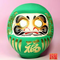 開運ダルマ・緑色